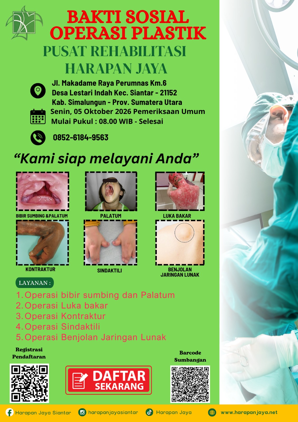 Bakti Sosial Pusat Rehabilitasi Harapan Jaya